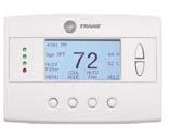 Thermostat & Network Cameras TRANE REMOTE ENERGY MANAGEMENT THERMOSTAT FEATURES TRANE REMOTE ENERGY MANAGEMENT THERMOSTAT can be added to the Z-wave network within your home.