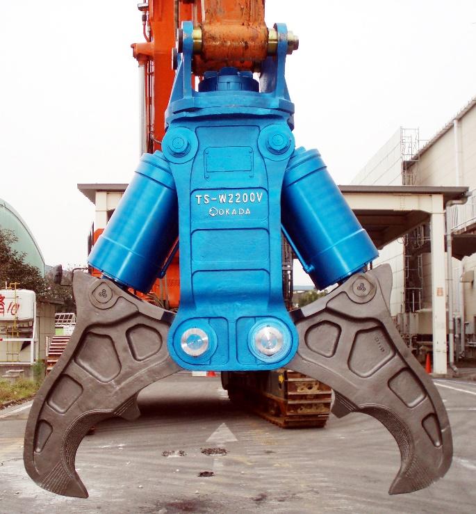 TS-W Crusher Series (Heavy Class) Primary Crusher Widest jaw opening and depth for efficient crushing of demolition. Twin cylinders with individual valve installed.