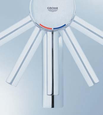 Our superior cartridge design incorporates GROHE SilkMove technology.