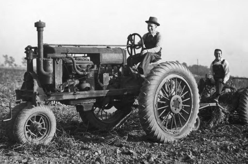 HARVEY FIRESTONE INVENTED FARM TIRES. HIS COMPANY KEEPS MAKING THEM BETTER.