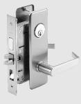 ML9000 Series Trim Designs The ML9000 Series ANSI/BHMA Grade 1 Heavy-Duty Mortise Locks are available in four lever trim designs.