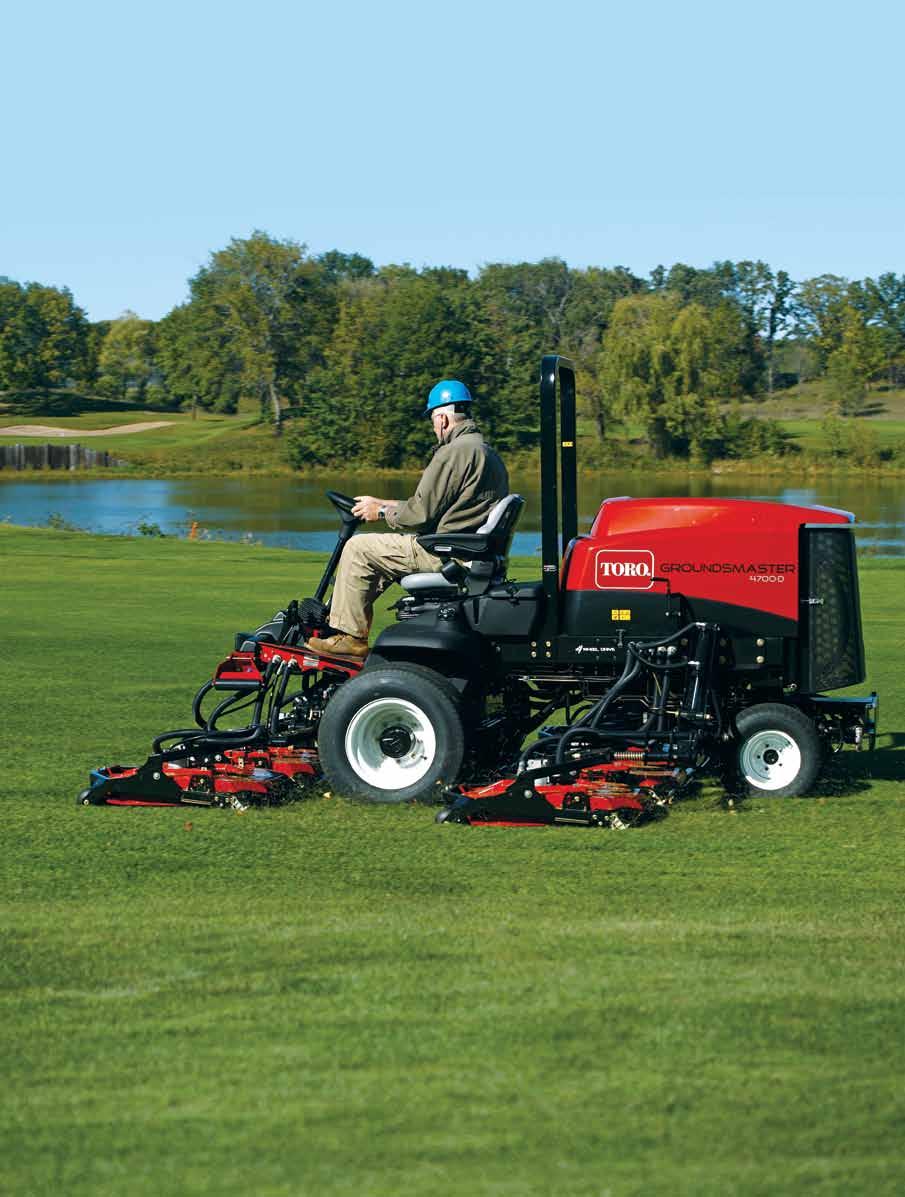 Groundsmaster 4700-D The Toro Groundsmaster 4700-D is engineered to give you an extra large return on your investment.