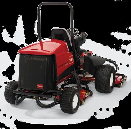 the opposite rear wheel. Groundsmaster 4300-D Its five contour cutting units leave the competition in the rough.