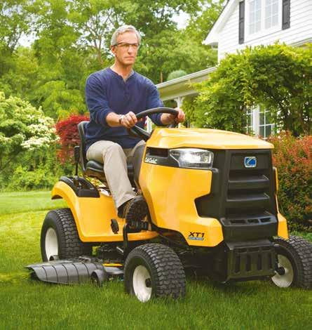 These riders are more than compact; they are comfortable, convenient and unmatched in quality. NEIGHBOURHOOD RIDER Convenient compact design Mow at your own pace.