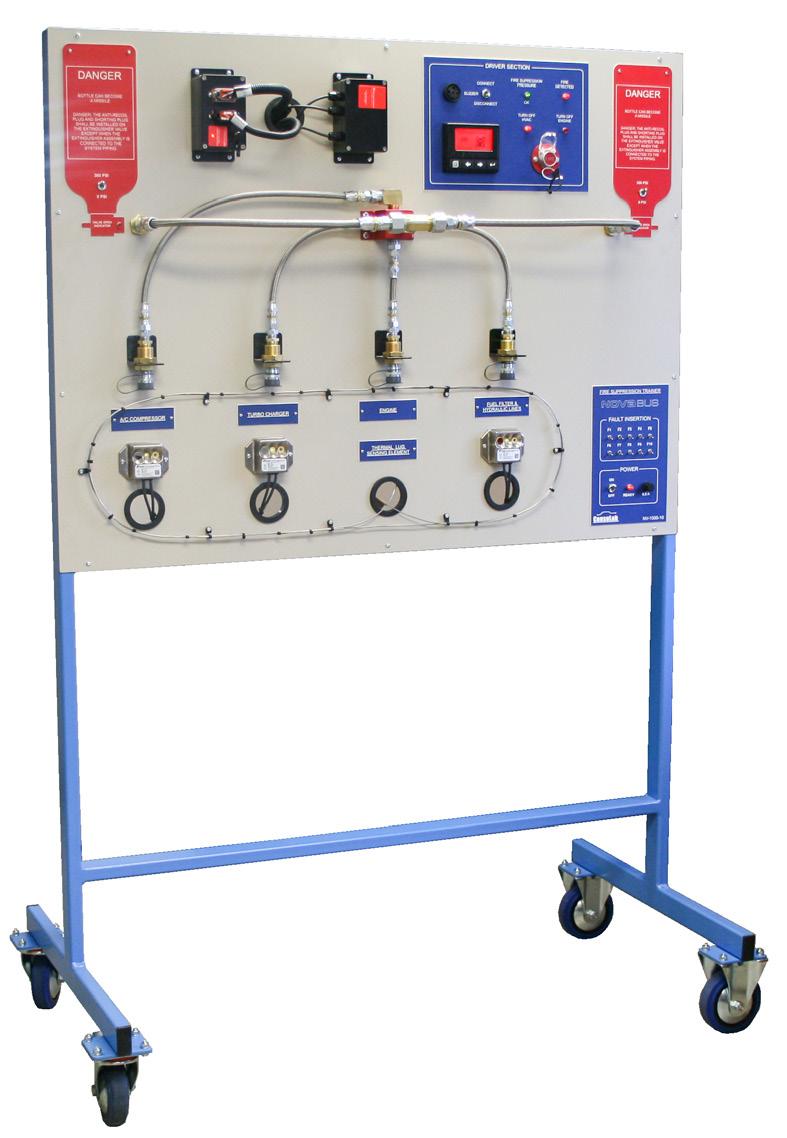 NV-1000-10 FIRE SUPPRESSION TRAINER The NV-1000-10 Fire Suppression Trainer ncludes all the components