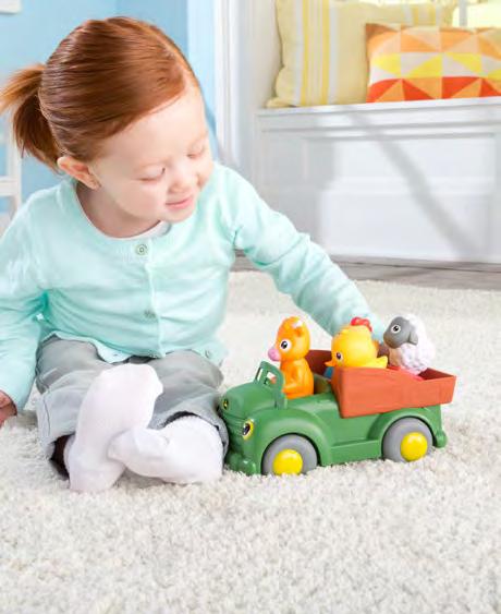 Early Learning LP53389 Sku: 46452 Plush Rocking Tractor Pack: 1 Age