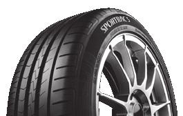 for higher stiffness at centre rib Quick and precise steering response Optimised design of contour and construction to absorb bouncing High comfort level 235/55 R 18 100 V C B 69 )) 225/55 R 18 XL