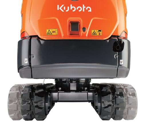 SUPERIOR PERFORMANCE The KX016-4 delivers an impressive bucket digging