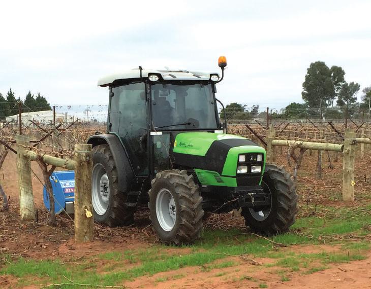Stop and Go Electronic Linkage with headland control 1650mm OVERALL WIDTH CAN BE ACHIEVED ORCHARD AGROPLUS F/S/V MAIN FEATURES Fuel efficient SDF engine with cruise control.