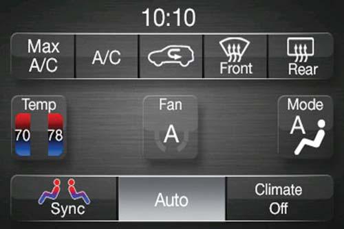 CLIMATE CONTROLS Climate Controls With A Touchscreen Overview