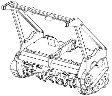 MULCHER Mulcher complete with head, teeth, mounting bracket, wire harness, hoses and quick coupler. MULCHER - MM60 with double carbide teeth 84523770 2560 $34,825.