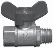 SMV, SMV-LF Mini Ball Valve, Lead Free Mini Ball Valve 1 2 Description & Features: An economical isolation valve for pressure gauges and transmitters Brass or lead free brass wetted parts ASME B1.20.