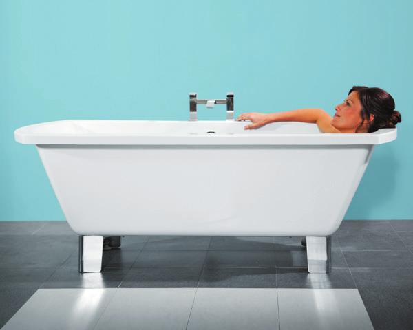 BATHS - Freestanding Tabor 1670 A modern twist on the Tabor 1800, this version comes complete with