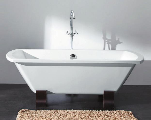 The bath measures in at 1670mm in length, making it suitable for nearly every sized bathroom.