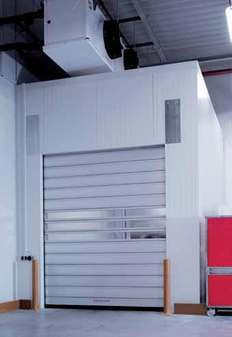 Optimised sealing for controlled temperature zones. A glance at the advantages of the EFA-SST -ISO-60: Optimum solution for cold storage rooms Maximum speeds of up to 2.