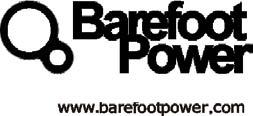 System configuration Designed in Australia by Barefoot Power Pty Ltd Product Assembled in P.R.C www.barefootpower.