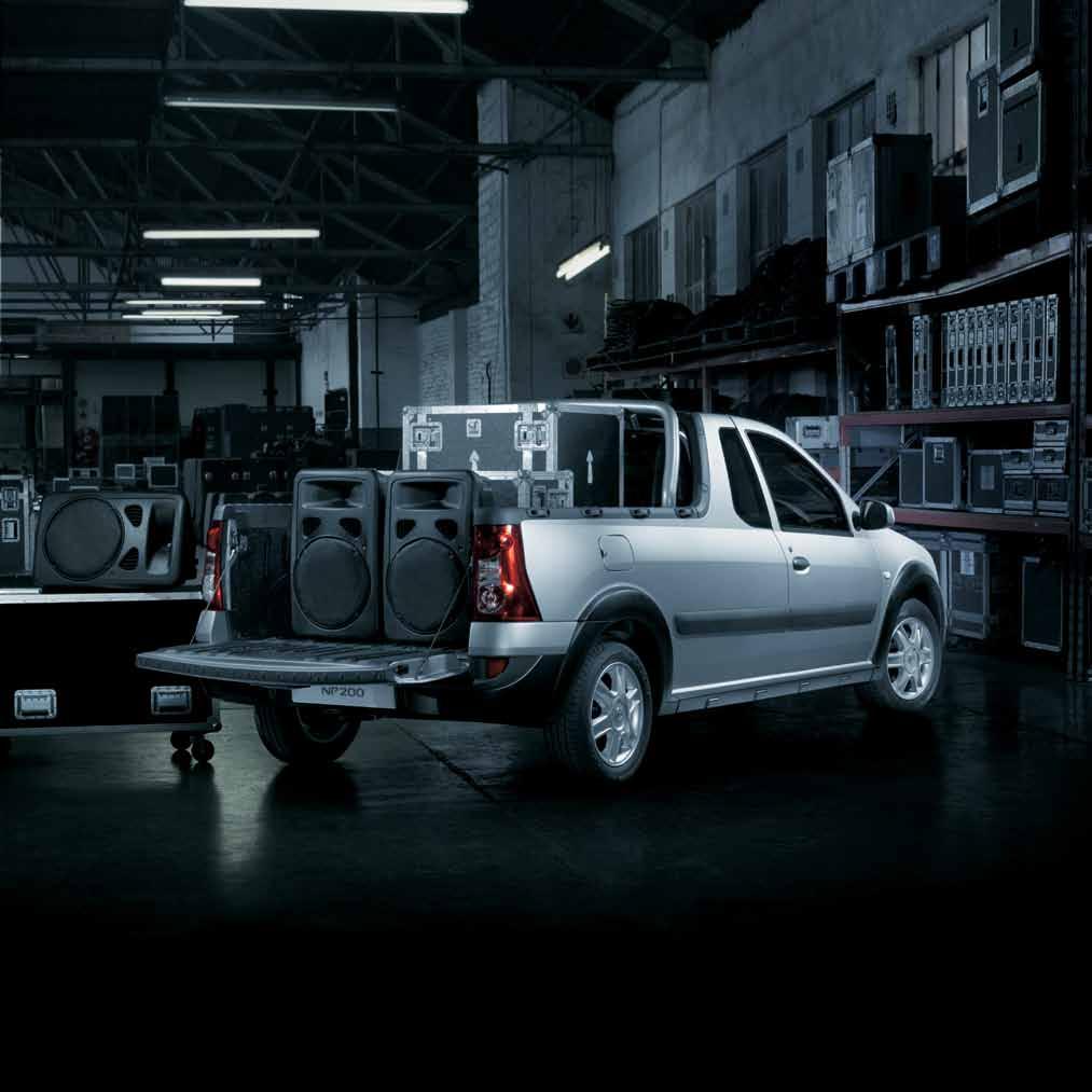 06 BEST OF BOTH WORLDS All work and no play is no fun. Which is why the Nissan NP200 range gives more than practicality and under-the-skin durability.