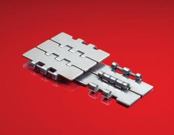 STEEl TABlEToP chains page 66 STRAIGHT RUN DOUBLE HINGE MAX-LINE 1 Chain type Code nr.