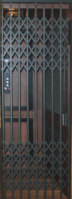 Standard Scissor & Enterprise Gates - With light curtain safety sensors (manual only) Accordion