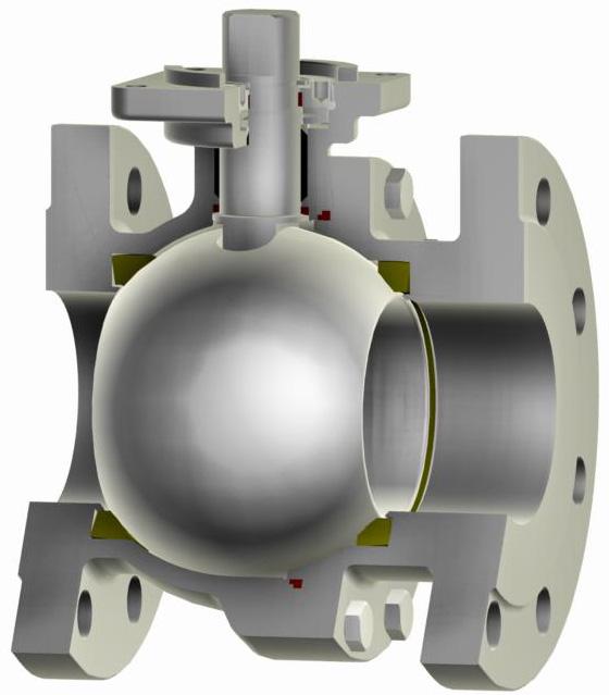 Two-Way Soft Seated Ball Valve Type 75-S Design Characteristics Two piece body Floating ball Blow out proof stem ive loaded stem packing Design Standards EN 12516, EN 1983, ISO 5211, AD-2000 ASME B16.