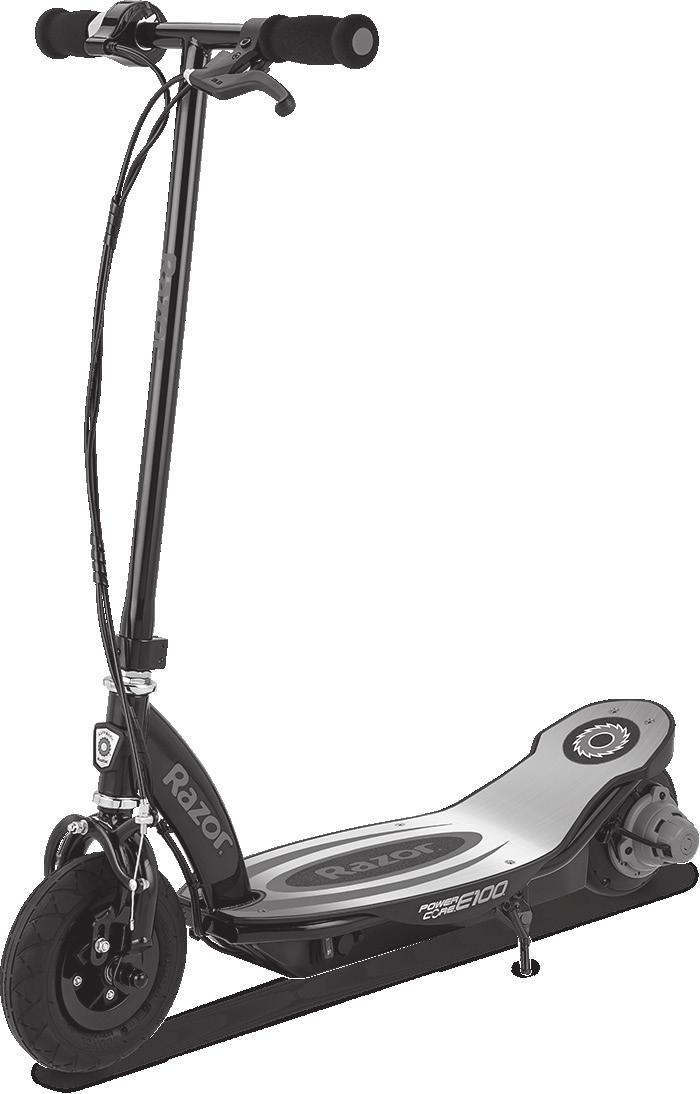 ELECTRIC HUB MOTOR SCOOTER NOTE: The unit must be traveling at least 3 mph (5 km/h) before motor will engage.