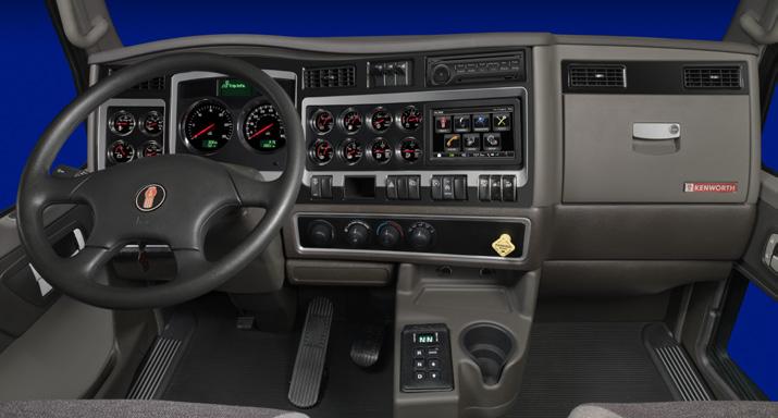 It comes standard with the powerful yet economical-to-operate PACCAR PX-8 engine, or the optional Cummins ISL engine.