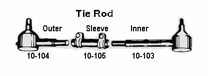 00 Heidts Narrowed A-Arms 1-1/2" each side. Set of 4 Requires the use of 10-177 short tie rod sleeves. In some cases it may be necessary to shorten the long tie rod ends slightly.