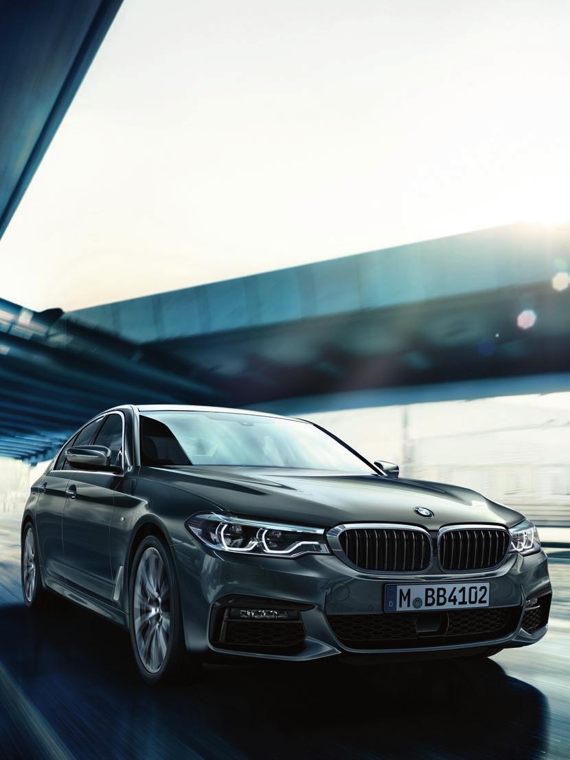 MODEL RANGE. The BMW 5 Series Saloon is available in a variety of engine and model variants, each providing a different level of standard specification.
