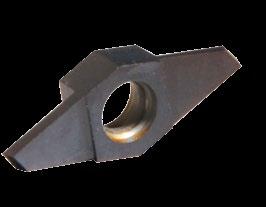 Tough UHM30 grade carbide combined with a variety of coatings enhances tool life in tough materials typically machined in Swisstype applications.