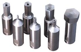 Our High Quality Swiss Made Broaches Feature: HiCo8 Swiss Tool Steel provides extended tool life in many materials Optional Pressure Relief Vent allows trapped air/coolant to escape pilot hole during