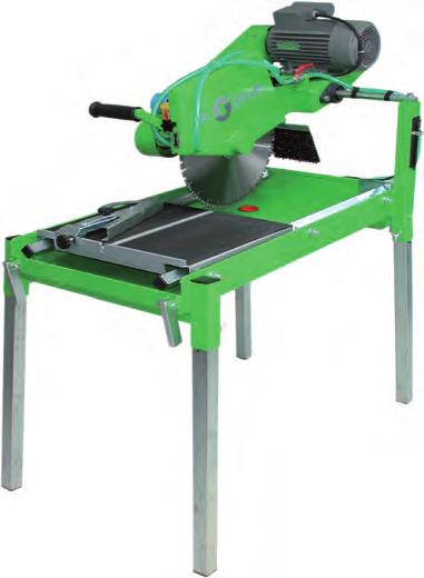 rugged, powerful table saw with tiltable and removable cutting head and compact dimensions for cutting depth up to 125 mm Cutting head tiltable up to 45