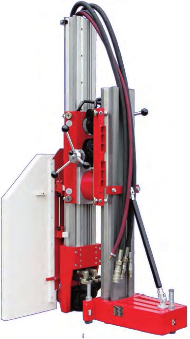RADIAL CONCRETE CUTTER AGGREGATES TL 1500 Powerful cutter for deep cutting for cutting depths of up to 1000 mm (with standard equipment) Short preparation thanks to rapid installation system Water