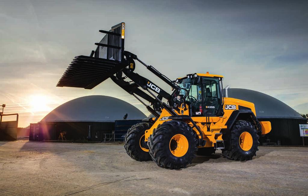 435S WHEEL LOADER. 1. Ultimate control Variable displacement pumps feed a load sensing valve block which only consumes power on demand, providing precise, efficient loader control. 2.