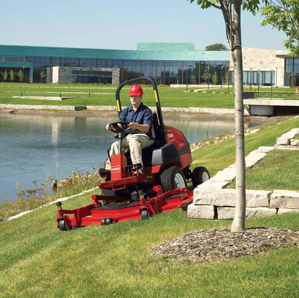 Groundsmaster 3280-D Power to perform. The new Groundsmaster 3280-D are everything all-purpose mowers should be.