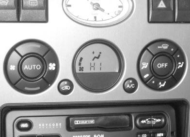 ) Make the following settings before you shut down the car: For vehicles with a manual airconditioning system only -