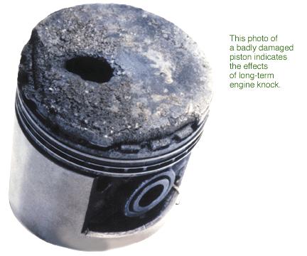 Piston Damage by Knock Surface Ignition Surface ignition is ignition of the fuel-air charge by overheated valves or spark plugs, by glowing combustion chamber deposits or by any other hot spot in the