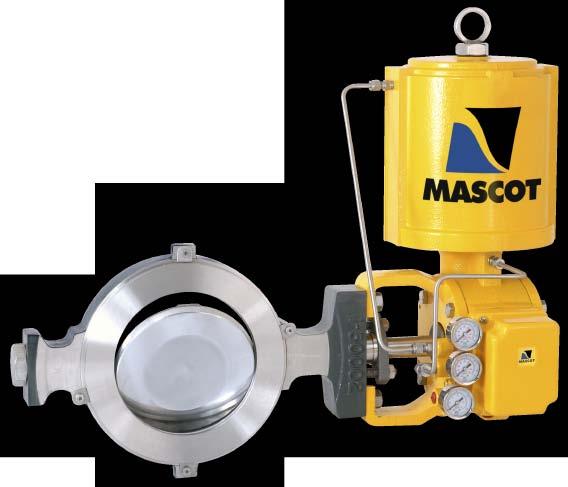 Performance Torque Producing Capability Substantially high torque is produced by Mascot spring cylinder rotary actuators than the diaphragm actuators as the cylinder operates with supply pressures
