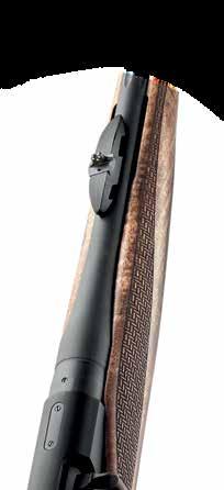2 recoil pads XCUTIV STOCK System The patented Stop&Go system allows an unequalled rate of fire on a manual loading rifle, by locking the bolt