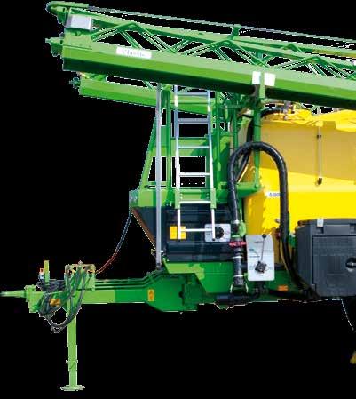 Standard equipment at the highest level ISOBUS-Terminal As a standard, the trailed sprayer