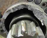 A heavy build up of a combination of grease and clutch dust can cause similar problems especially in cold weather. Avoid over greasing bearing and or shaft grease points.