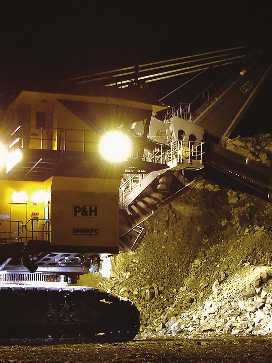 Komatsu is proud to offer the P&H 2800XPC DC electric mining shovel.
