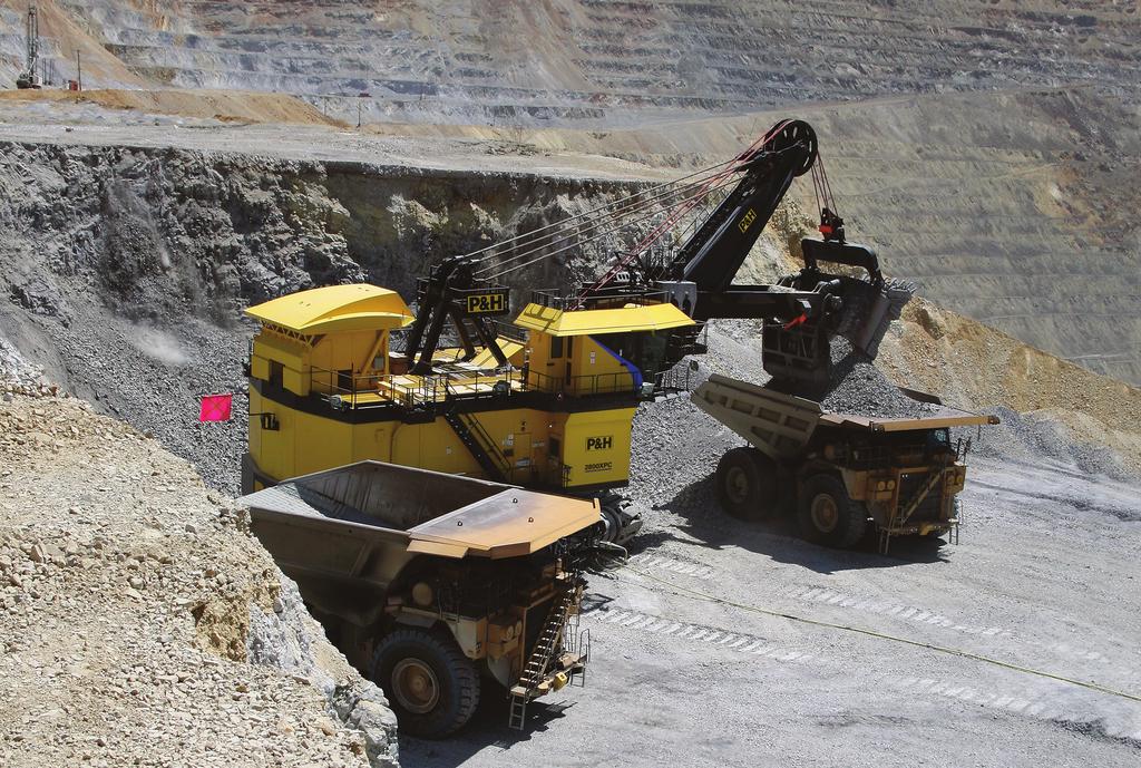field service and support network to set the industry standard for electric mining shovels.