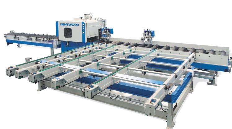 Mechanical edging removal eliminates manual collection and automates the entire outfeed process Level Two: Designed for the high-volume industrial producer looking to automate the ripping process.