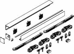 Sliding Systems MUTO Comfort XL 150 DORMOTION MUTO Comfort XL 150 DORMOTION (DM) Two Sliding Panels Wall and Glass Mounts Standard Finishes $ Special Finishes $ Anodized/Powder Coat Model U/M