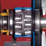 bearings mounted on large diameter shafts provide longer blower service life 5 Refined timing and gear locking device Grip rings expand against the bore of the gear and compress on the shaft