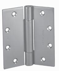 Three Knuckle Standard Weight Series The full mortise bearing hinge is recommended for standard weight, medium frequency doors, or doors with closing