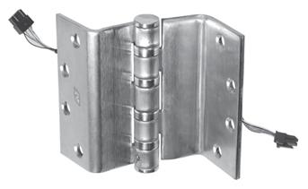 Electrified Hinges The QC option is available on standard and heavy weight full mortise bearing hinges as well as swing clear and wide throw hinges QC-12 Electric hinges allow a constant flow of