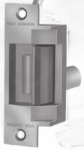 6200 Series Strikes for mortise or cylindrical devices Overview Features and benefits Von Duprin electric strikes are known for their reliability, durability and security.