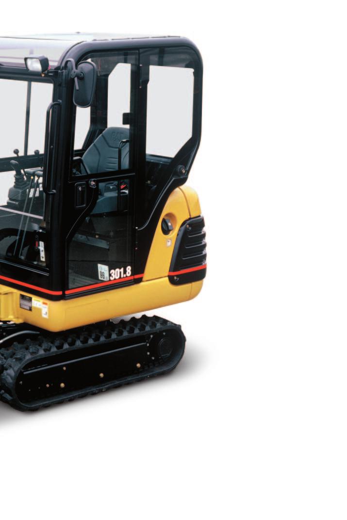 Work Tools Caterpillar buckets and hydraulic powered tools, matched to fit the 301.5, 301.