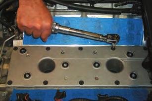 41. Remove the Knock sensors by using a ratchet and a deep 22mm socket.